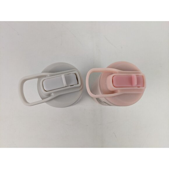 Maars 12oz Bunny Rabbit Insulated Kids Sports Bottle Pink Blue Lot of 2 - Picture 5 of 12